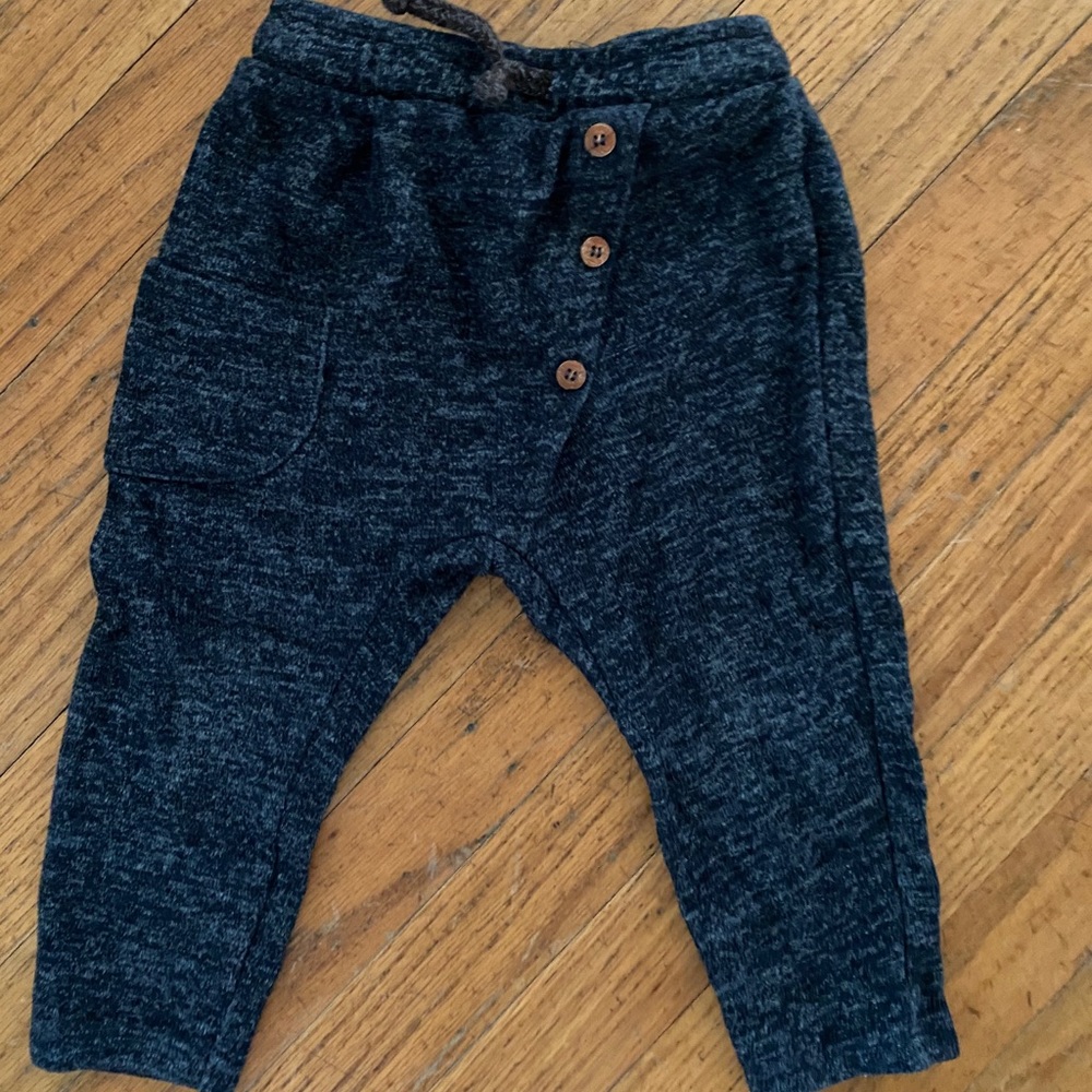 Zara unisex knit pants, 18-24m